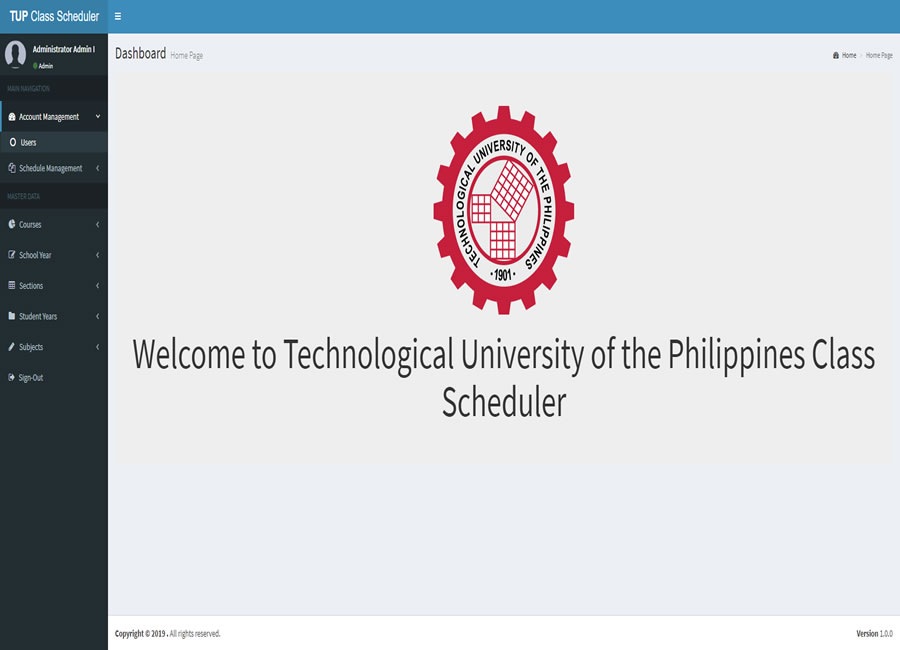 Smart Class Scheduler - Technological University Of The Philippines